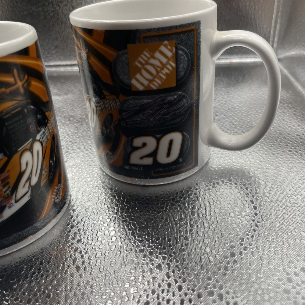 Lot Of 2 Tony Stewart Coffee Mugs Home Depot NASCAR #20 - Picture 4 of 16